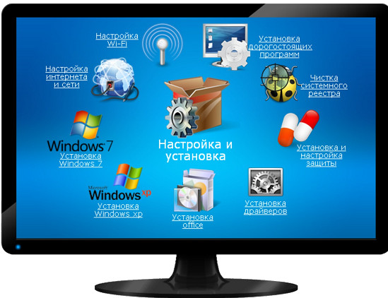 Установка Windows (Виндовс) в городе Костанай, инсталляция драйверов и программ